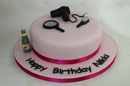 hairdresser birthday cake